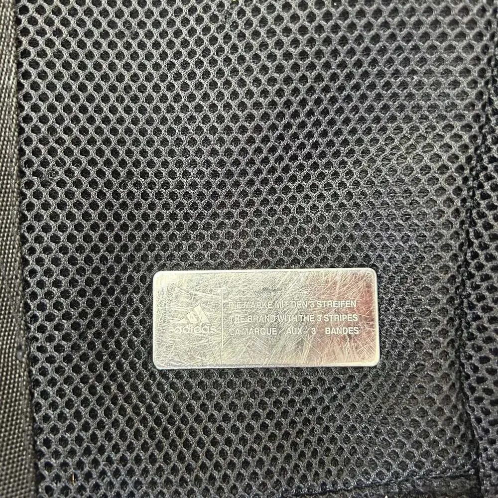 Adidas Backpack “The Brand With The Three Stripes” Metal Plate- Fullsize